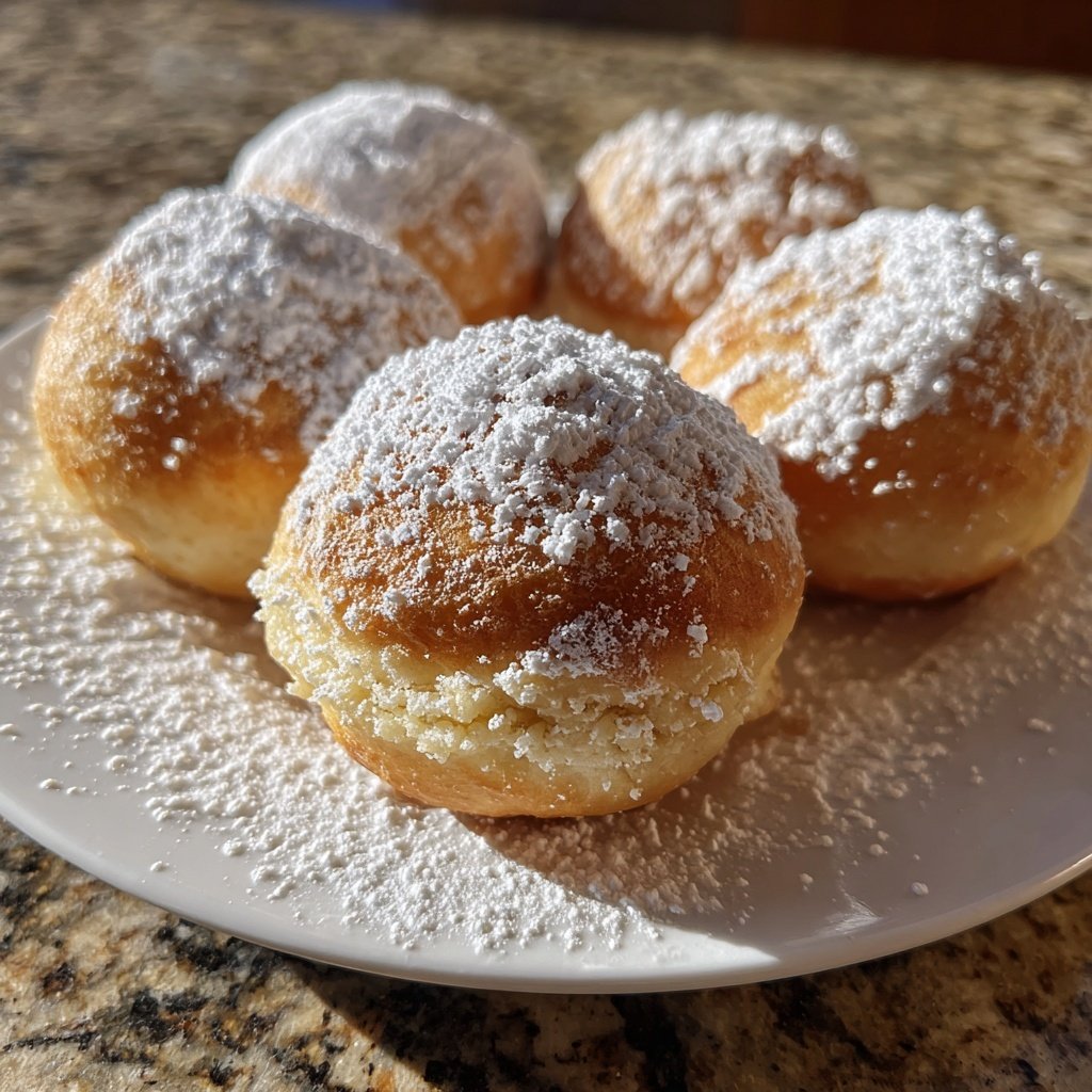 Quarkbällchen klein und rund