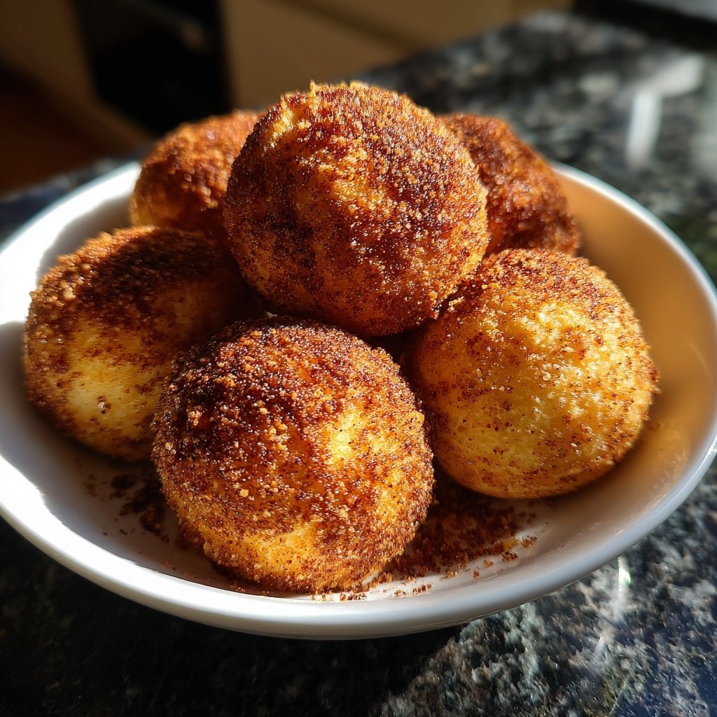 Quarkbällchen aus dem Airfryer ohne Zucker