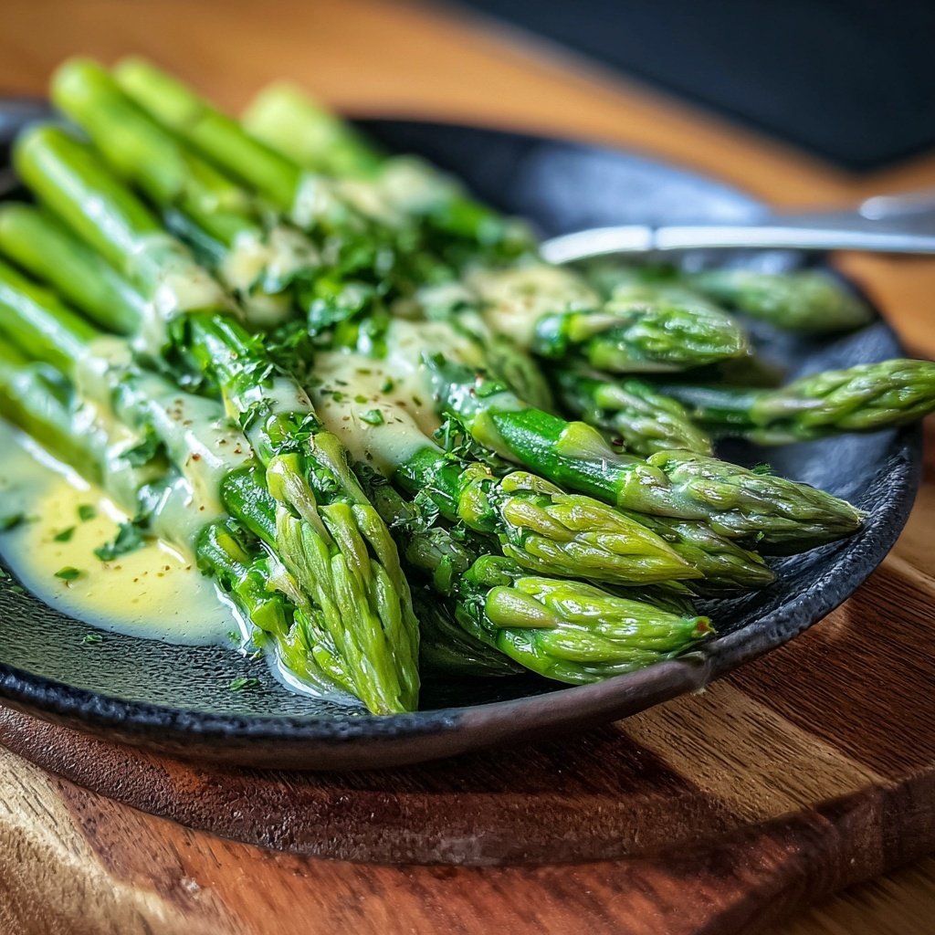 Grüner Spargel Mit Zitronen Sauce