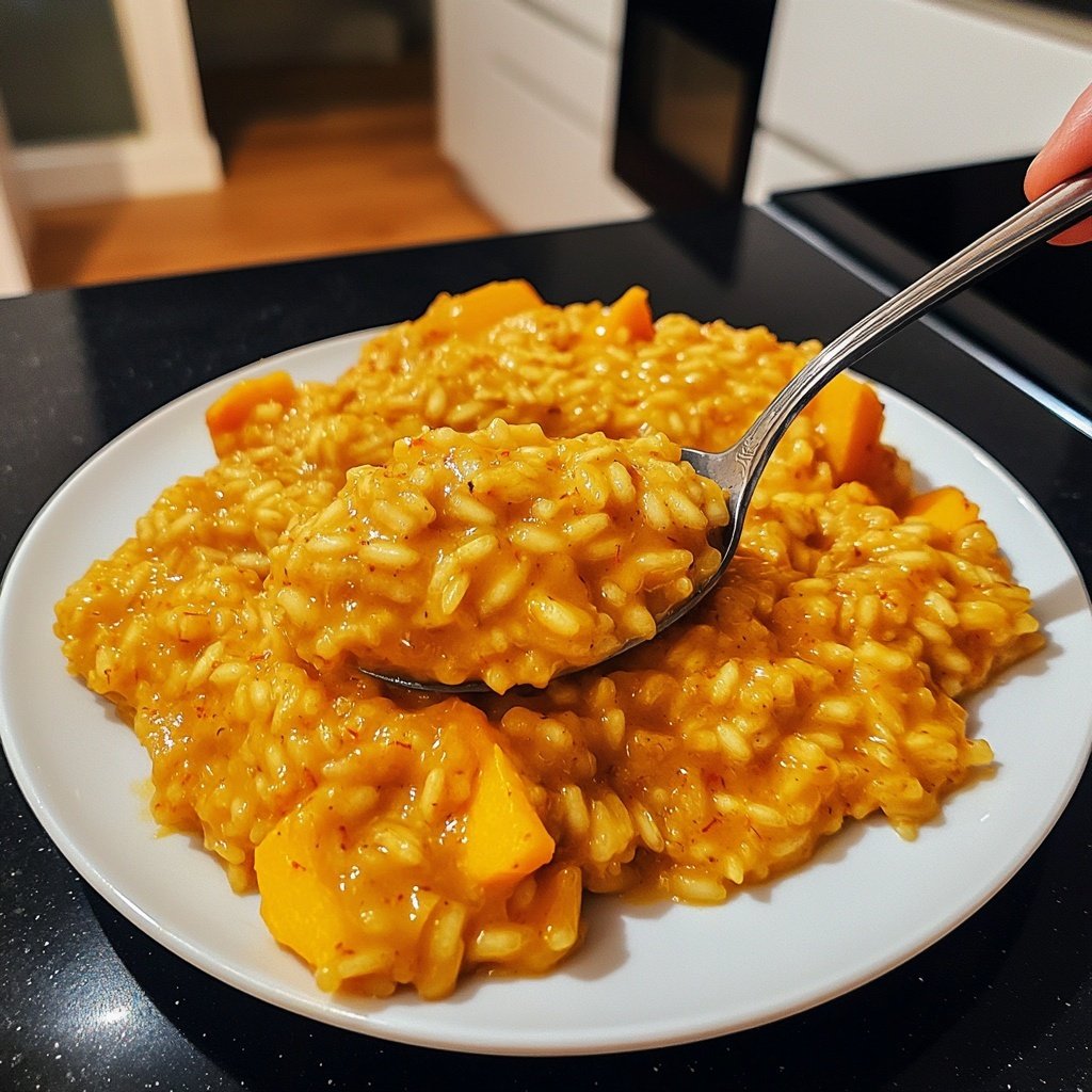 Risotto mit Kürbis und Muskat