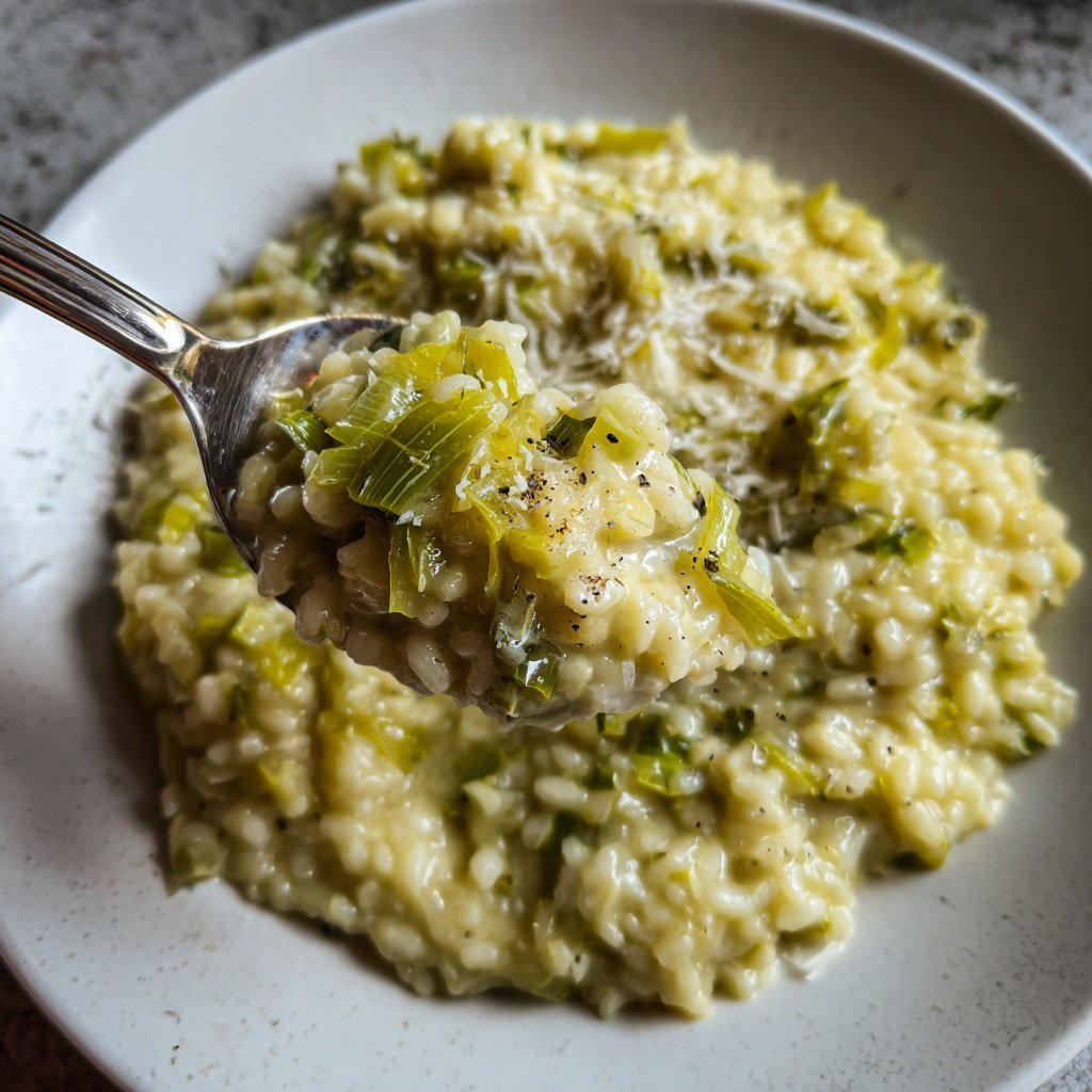 Risotto mit Lauch