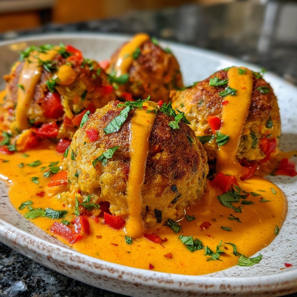 Abendessen mit cremiger Gemüsesauce