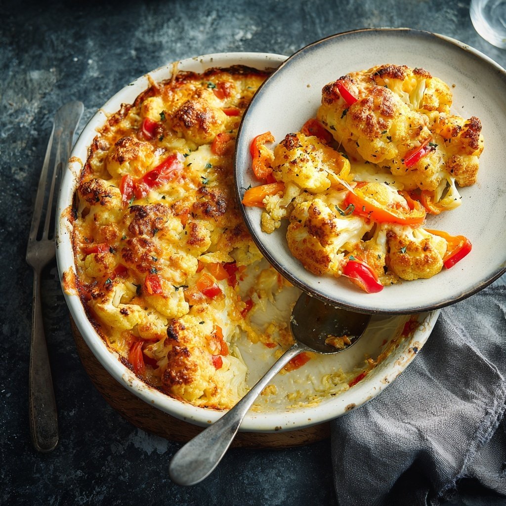 Blumenkohl Auflauf Mit Paprika