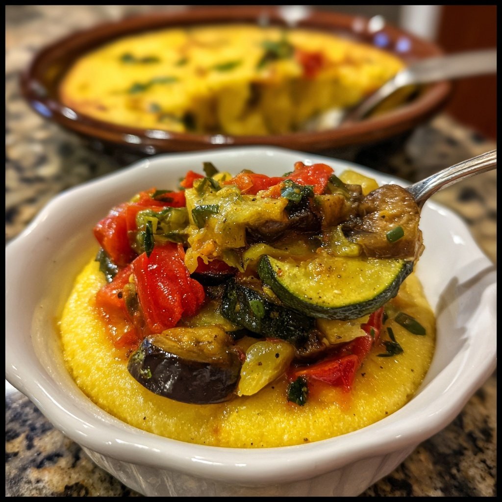 Ratatouille mit Polenta