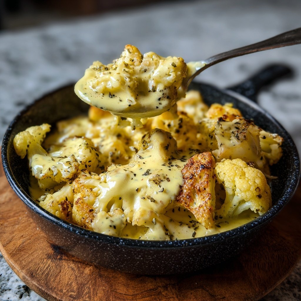 Blumenkohl mit Senfsauce