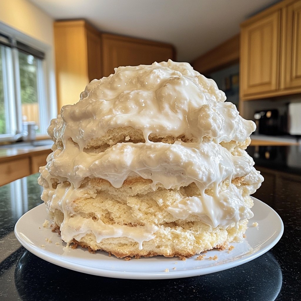 Wolkenkuchen ohne Mehl