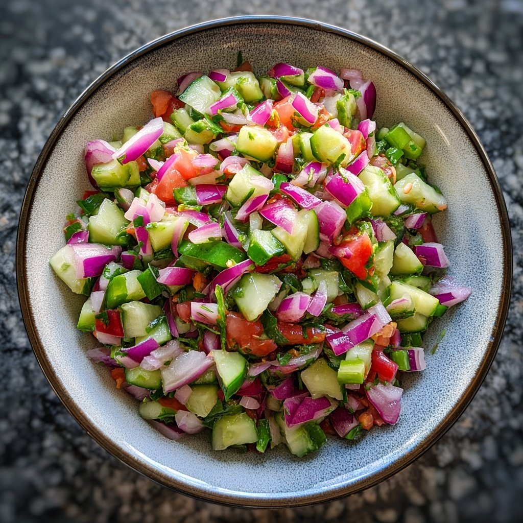 Linsensalat Mit Gurke Zum Grillen