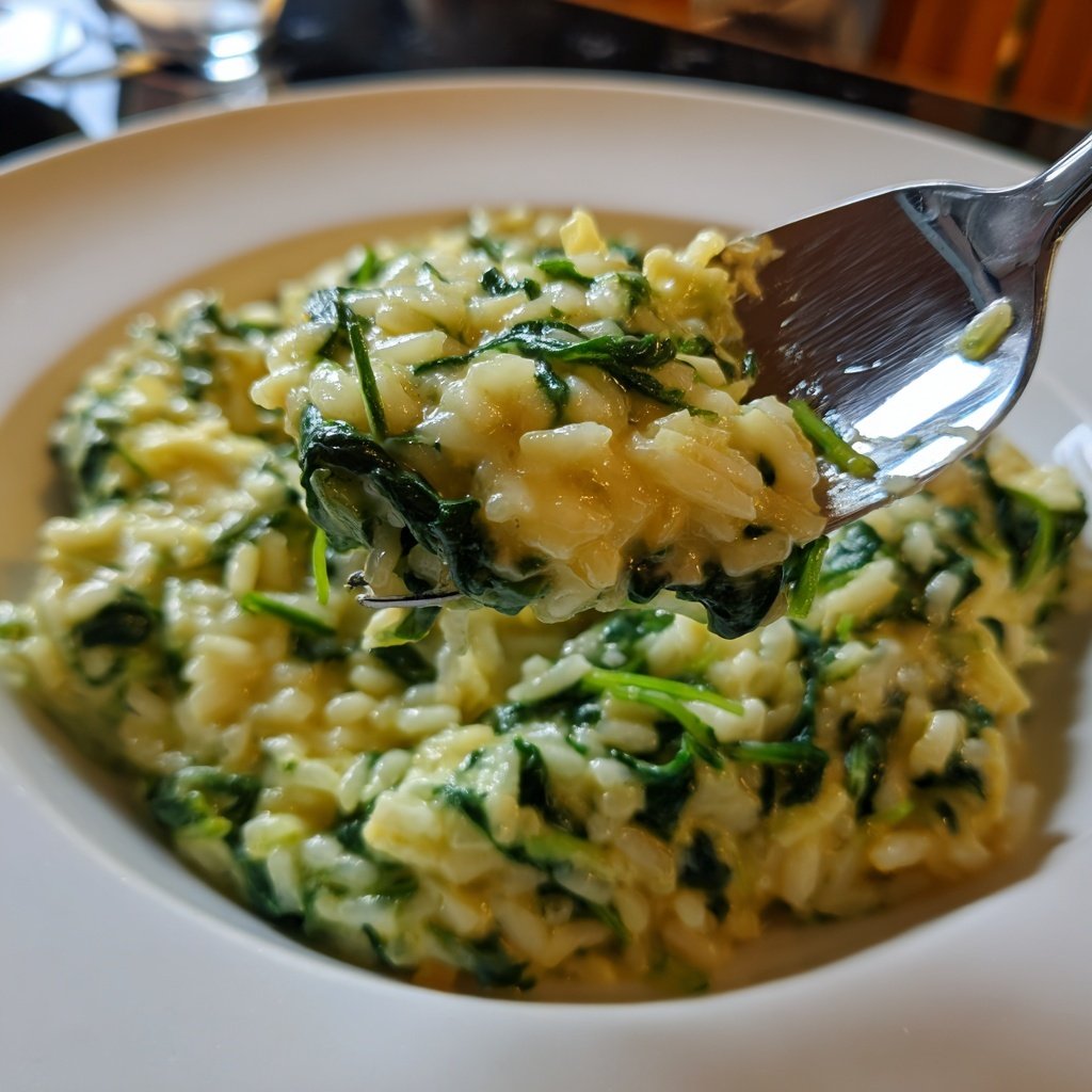 Risotto mit Spinat