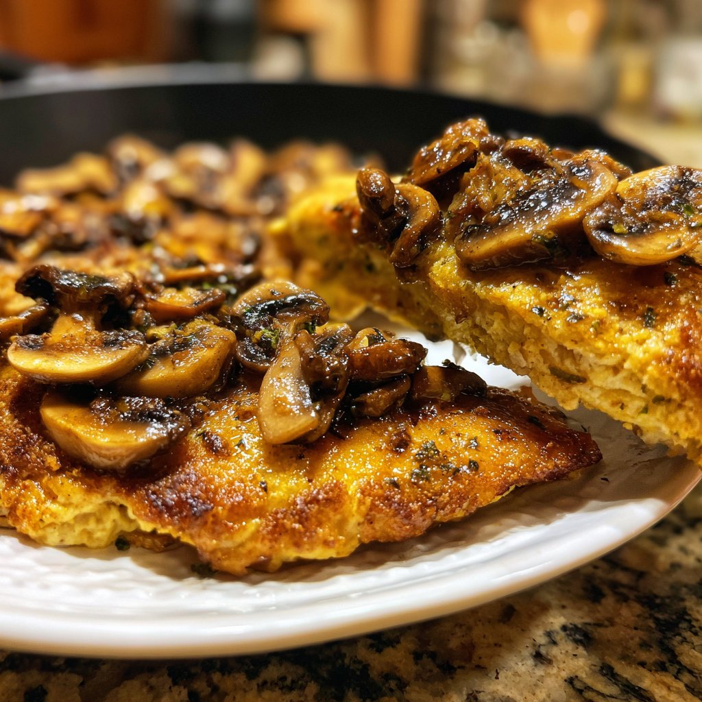 Hähnchenbrust mit Pilzen